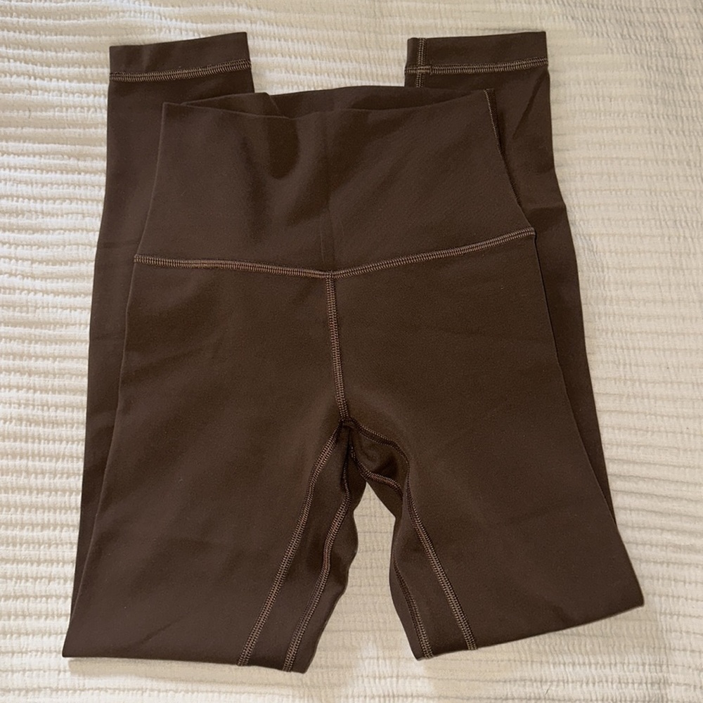 Lululemon High Rise Align Pant 25” Java - Picture 2 of 7